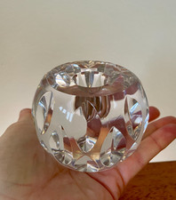 Faceted lead crystal Webb