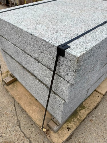Silver grey granite steps - silver,