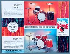 LUDWIG DRUMS 1968 vintage ADVERT Supra Phonic 400 Drum