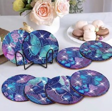 8pcs 5D Diamond Art Coaster