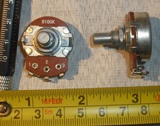 B100k 100k ohm lin pot guitar amp linear taper metal shaft 6mm volume