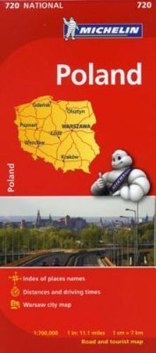 Poland michelin national map - national,