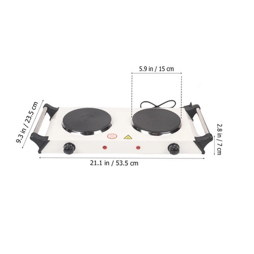 2000w electric cooker double - electric,