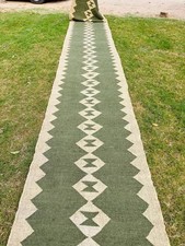 Hand Woven Jute Wool Kilim