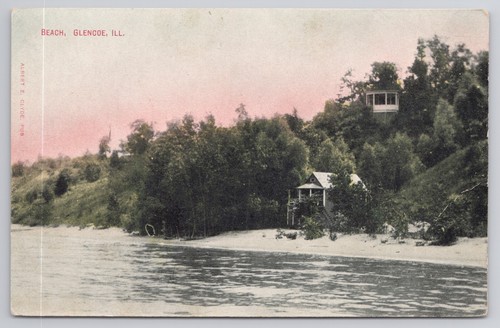 Glencoe illinois beach scene - glencoe, illinois,