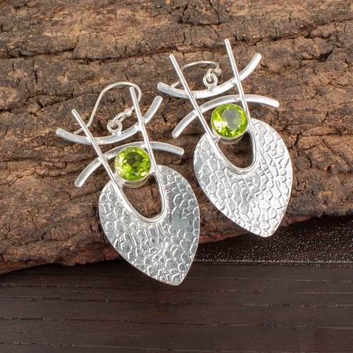 Peridot gemstone 925 sterling - gemstone,