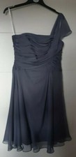 B2 Jasmine Bridesmaid Dress graphite (grey) Size 14 to fit UK 12 RRP £225, BNWOT