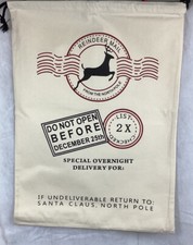 Large~Santa Canvas Burlap