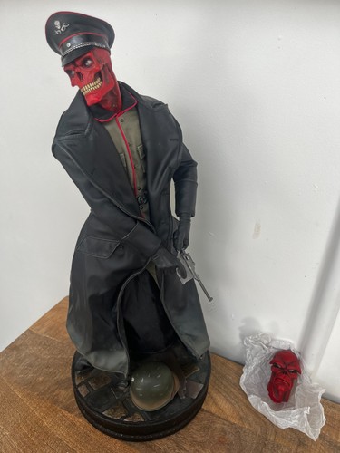 Red skull allied - skull, on