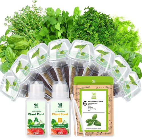 Hydroponic herb seed pods - hydroponic,
