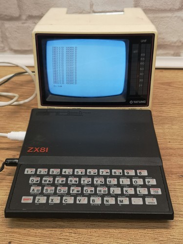 Sinclair zx81 home computer - sinclair,