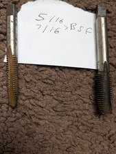5/16 + 7/16 BSF thread taps