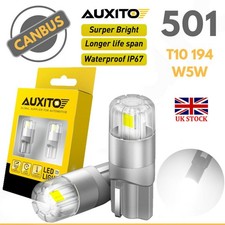 2 X T10 CAR LED BULBS 501