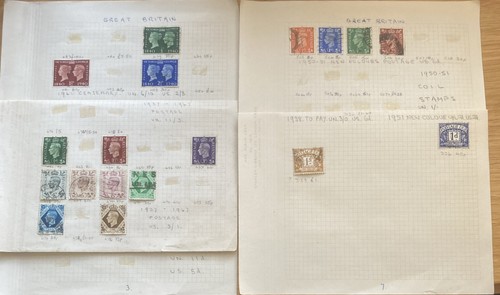 Great britain stamps kgvi - great,