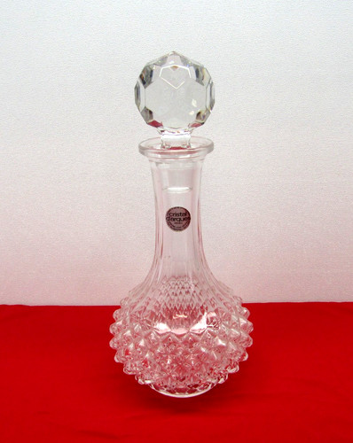 Cut crystal ships decanter - cut,