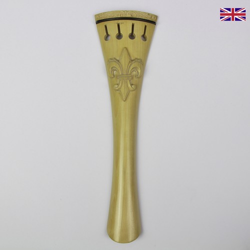 Tailpiece white boxwood carved - white,