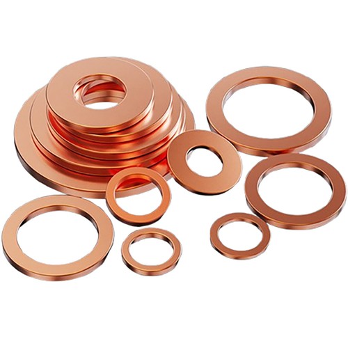 Copper sealing washers - sealing, metric