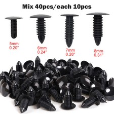 40x Car Body Push Pin Rivet