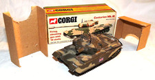 ⭐ Corgi Toys 901 British Centurion Mark III Tank Boxed VGC  * MISSING BARREL *