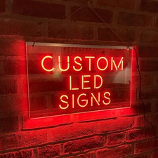 Custom led sign neon look - custom,