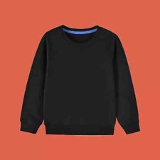 KIDS SCHOOL JUMPERS CREW-ROUND NECK UNIFORM FLEECE SWEATSHIRT JUMPER
