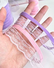 Baby Pink Lilac Lace & Velvet