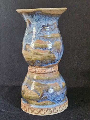 Art pottery vase signed - art, studio