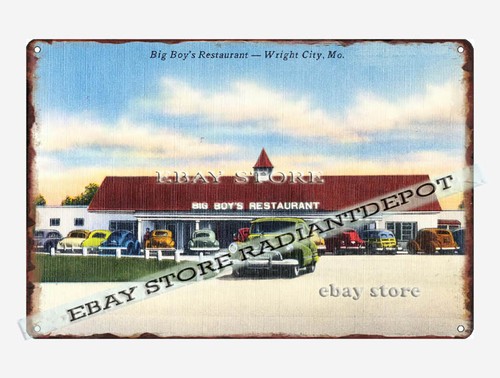 Tin sign 1930s - tin,