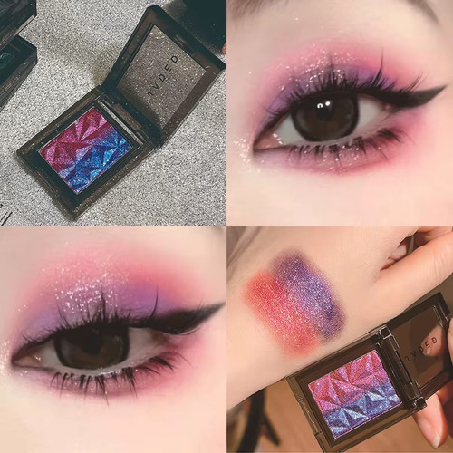 Metallic gradient eyeshadow - metallic,