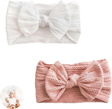 2 PCS Newborn Baby Hair Bows