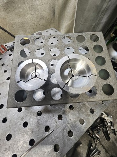 Large steel emergency collets - steel,