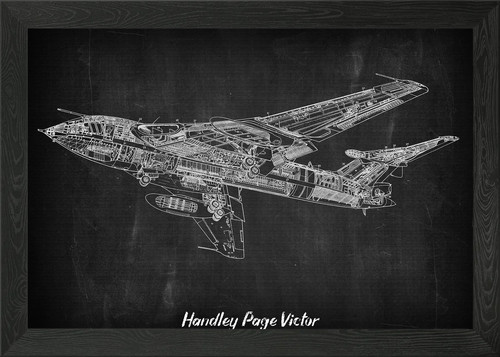 Handley page victor framed - handley,
