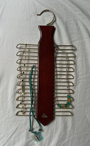 Vintage wooden metal tie - vintage,