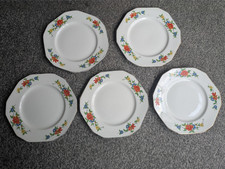 5 x Alfred Meakin Floral 17 cm