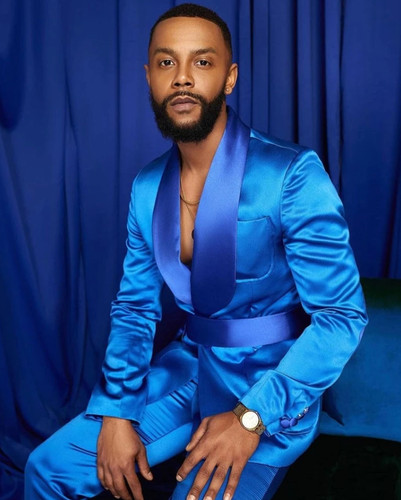 Solid men satin suits - men,