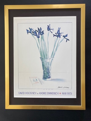 987 david hockney - david, signed