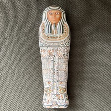 Vintage Egyptian Sarcophagus Tin Box British Museum Hunkydory 1989