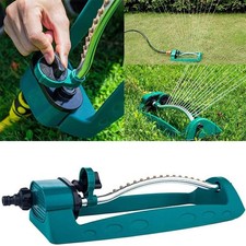 Oscillating Lawn Sprinkler -Garden Irrigation Sprayer Adjustable Water Grass UK