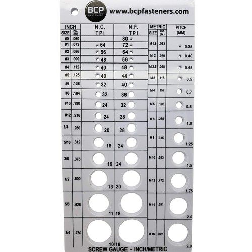 Screw thread gauge - gauge, metric