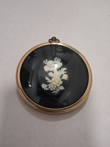 Vintage flowers cameo - vintage, "flowers