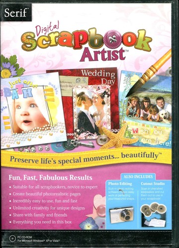 Serif digital scrapbook - -,