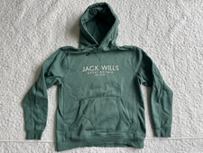 Jack Wills Men's Green Hoodie