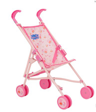 Pink Peppa Pig Doll Stroller