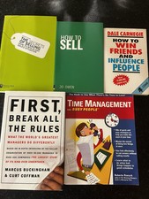 Job Lot 5x books - Sales Selling Business Management Theory 