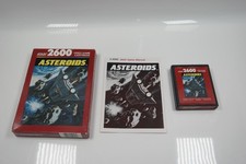 Atari 2600 VCS PAL - Asteroids - (RARE Red Label Boxed CIB)