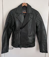 A/X Armani Exchange Men’s Black Genuine Leather Jacket 