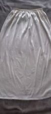 Ladies Vintage St Michaels M &S Half Slip Petticoat Size 10 -12 Light Beige Nwot