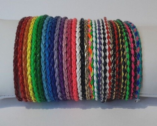 New braided leather - new,