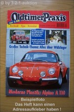 Vintage Car Practice 12/95 Renault Alpine A 110 Mercedes 220B