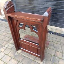 Pitch Pine Church Gothic Prayer Kneeler. Circa 1895 .